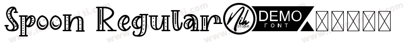 Spoon Regular字体转换